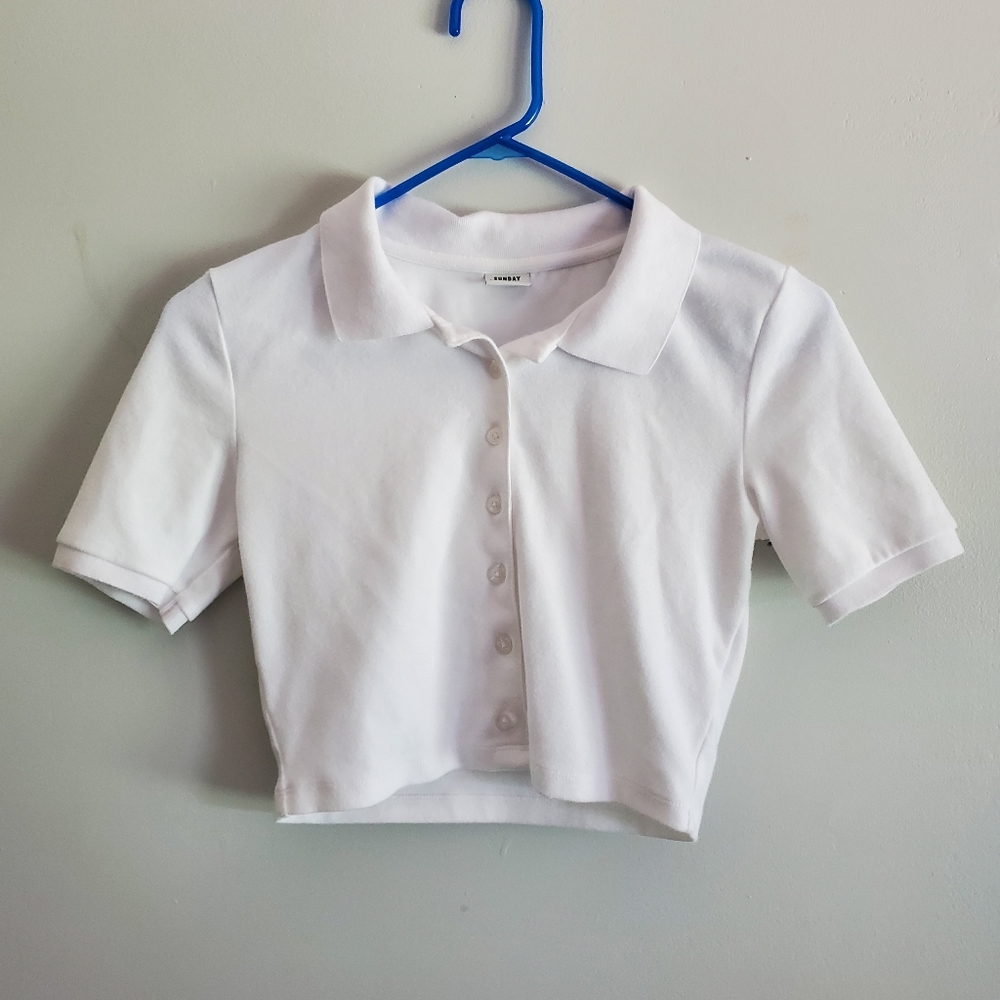 Aritzia Sunday Best Crop Top
